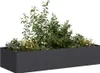 Maison Exclusive - Kvetináč čierny 200x80x40 cm oceľ Náhľad obrázku produktu 1