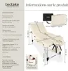 Table de massage pliable PHUKET - beige Voir les images du produit 6