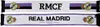 A double-sided Real Madrid fan scarf shown flat. Produktbild-Vorschau