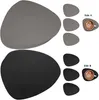 Tischsets Leder und Untersetzer, Tischsets Abwaschbar Rund Produktbild-Vorschau 2