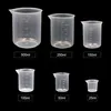 Messbecher-Set, 6-teilig, transparent, 25–500 ml, PP-Kunststoff Produktbild-Vorschau