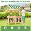 COSTWAY Matschküche Kinder Outdoor, Kinderküche Tannenholz Produktbild-Vorschau 9