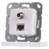 GIRA 569703. Buchsen-Typ: RJ-45 + SAT. Produktfarbe: Weiß Náhled obrázku produktu 3