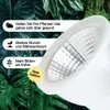 A close-up of a grow light with text overlays describing its benefits, set against a backdrop of lush green leaves. Anteprima dell’immagine prodotto
