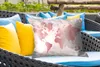 MuchoWow® Outdoor Kissen - Weltkarte - Rosa - Kinder - Produktbild-Vorschau 4