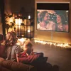 HOMCOM Beamer-Leinwand 172 x 96 cm Manuell Produktbild-Vorschau 2