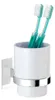WENKO Turbo-Loc® Zahnputzbecher Quadro, Wandhalter ohne Produktbild-Vorschau 1