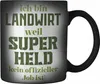 Trendation - Landwirt Geschenk Farbwechsel Zauber-Tasse Produktbild-Vorschau 1