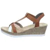 Rieker 61995-81 Schuhe Damen Plateau Keil Sandalen , Produktbild-Vorschau 42