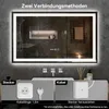 Puluomis Badspiegel 100x60 beschlagfrei mit 3 Farbe Produktbild-Vorschau 5