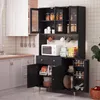 Kuchyňská vysoká skříň BEALIFE, rozměry 98x38x180 cm, s LED Náhled obrázku produktu 8