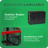 Novaliv Einkaufskorb Klappbox | 30L Rot Schwarz faltbar Produktbild-Vorschau 4