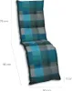 GO-DE Relax-Auflage Classic 170 x 50 x 7 cm, blau kariert Produktbild-Vorschau 2