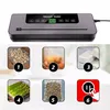 A vacuum sealer machine with several inset images showing different food items being vacuum-sealed. Náhľad obrázku produktu
