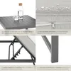 Ensemble de salon en aluminium Faro avec table et dossier Voir les images du produit 5