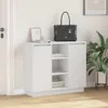 vidaXL LED-Sideboard Weiß 90 x 32 x 75 cm Holzwerkstoff Produktbild-Vorschau 5
