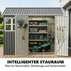 Geräteschuppen Gerätehaus Metall Gartenhaus Satteldach Produktbild-Vorschau 3