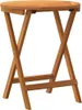 vidaXL Tavolo da giardino pieghevole naturale 60 x 60 x 72 Anteprima dell’immagine prodotto 6