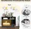 GOPLUS Katzenschrank aus Holz, Katzentoilette mit Produktbild-Vorschau 3