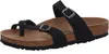 A single black Birkenstock sandal is shown from a side-angle on a white background. Produktbild-Vorschau