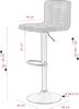 Hela Tische, 2er Set Barhocker Amanda I - Microfaser Produktbild-Vorschau 2