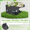 JOIEYOU Mähroboter Garage Dach Regenschutz & UV-Schutz Produktbild-Vorschau 5