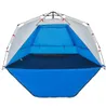 vidaXL Tenda da spiaggia 3 persone blu azzurro sgancio Anteprima dell’immagine prodotto 6