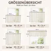 2 Stück Boho Scheibengardine mit Quasten Halbtransparent Produktbild-Vorschau 6