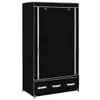 vidaXL Szafa czarna 87 x 49 x 159 cm tkanina Podgląd zdjęcia produktu 1