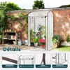 Sekey Gewächshaus 100 x 50 x 150 cm Foliengewächshaus Klein Produktbild-Vorschau 4