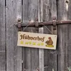 Hühnerhof Metallschild mit Spruch Produktbild-Vorschau 3