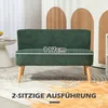 HOMCOM 2 Sitzer Sofa, Gepolsterte Couch mit Kordoptik, Produktbild-Vorschau 6