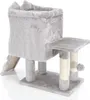 Drapak Fudajo jasnoszary 60 cm z domkiem dla kota, drapak Podgląd zdjęcia produktu 4