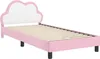 vidaXL Cadre de lit d'enfant avec tête de lit rose 90 x 190 Voir les images du produit 4