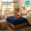 Komfortec Jersey Spannbettlaken 90x200 cm, 100% Baumwolle, Produktbild-Vorschau 4