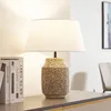 Lindby Tischleuchte Aelith, Ø 40 cm, braun, Keramik, E27 Produktbild-Vorschau 2