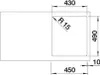 Blanco SOLIS 400-IF/A lavello 440 x 500 mm acciaio inox Anteprima dell’immagine prodotto 3