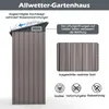Metalowa szopa ogrodowa COSTWAY, 150 x 90,5 x 185 cm | 1,5 Podgląd zdjęcia produktu 5