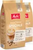 Two bags of Melitta BellaCrema Speciale coffee beans are shown side-by-side against a white background. Produktbild-Vorschau