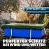 Poolabdeckung Winter rechteckig 800x400 cm | 200g/m² Produktbild-Vorschau 8