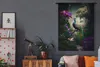 MuchoWow® Wandteppich Wandbehang Pfau - Blumen - Dschungel Produktbild-Vorschau 6