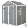 Outsunny Gerätehaus 2,4m², Gartenhaus mit Satteldach, 182 x Produktbild-Vorschau 1