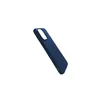 A blue smartphone case is shown against a white background. Produktbild-Vorschau