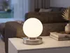 Kleine Tischlampe mit Glaskugel Weiß Ø12cm - LED per Touch Produktbild-Vorschau 1