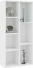 vidaXL Libreria bianca 50×25×106 cm in materiale derivato Anteprima dell’immagine prodotto 3