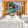 Vlies Fototapete - Mediterranean Landscape 350x256 cm Produktbild-Vorschau 2