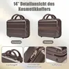 MODFU Reisekoffer mit 14"-Kosmetikkoffer,4er-set-Trolleys Produktbild-Vorschau 5