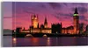 DEQORI Glasbild Echtglas 60x30 cm 'London im Abendrot' Produktbild-Vorschau 1