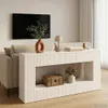 vidaXL Konsolentisch Weiß 155 x 29 x 74 cm Holzwerkstoff Produktbild-Vorschau 1