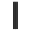 Röhrenheizkörper 'Nore' Schwarz 180x30cm Doppellagig 1122W Produktbild-Vorschau 3